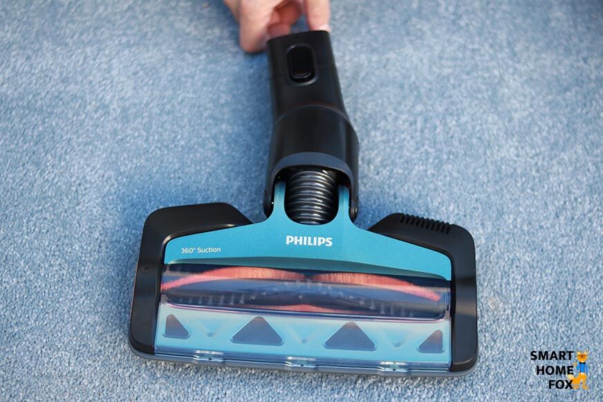 The 360-degree nozzle of the Philips